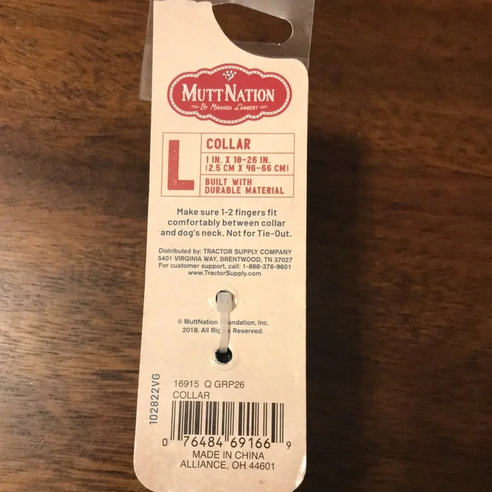 MuttNation Adjustable Dog Collar